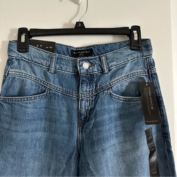 NWT Banana Republic Wide Leg Jeans Size 25 - Picture 5 of 10